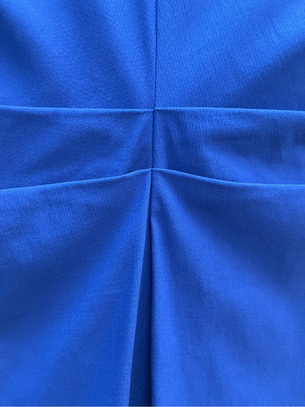 Joseph Ribkoff Blue Ruched Dress Size 10 - Picture 2 of 6